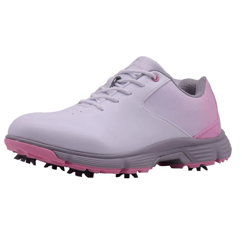 Women's Waterproof Spikes Golf Sneakers