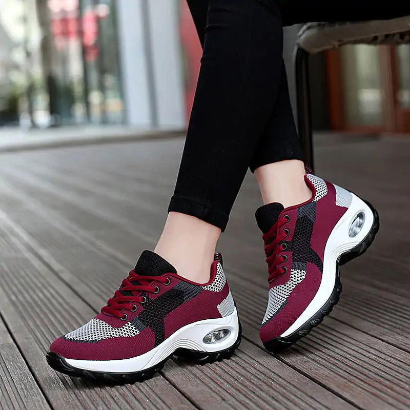 Women's Air Cushion Tennis Gym Sneakers