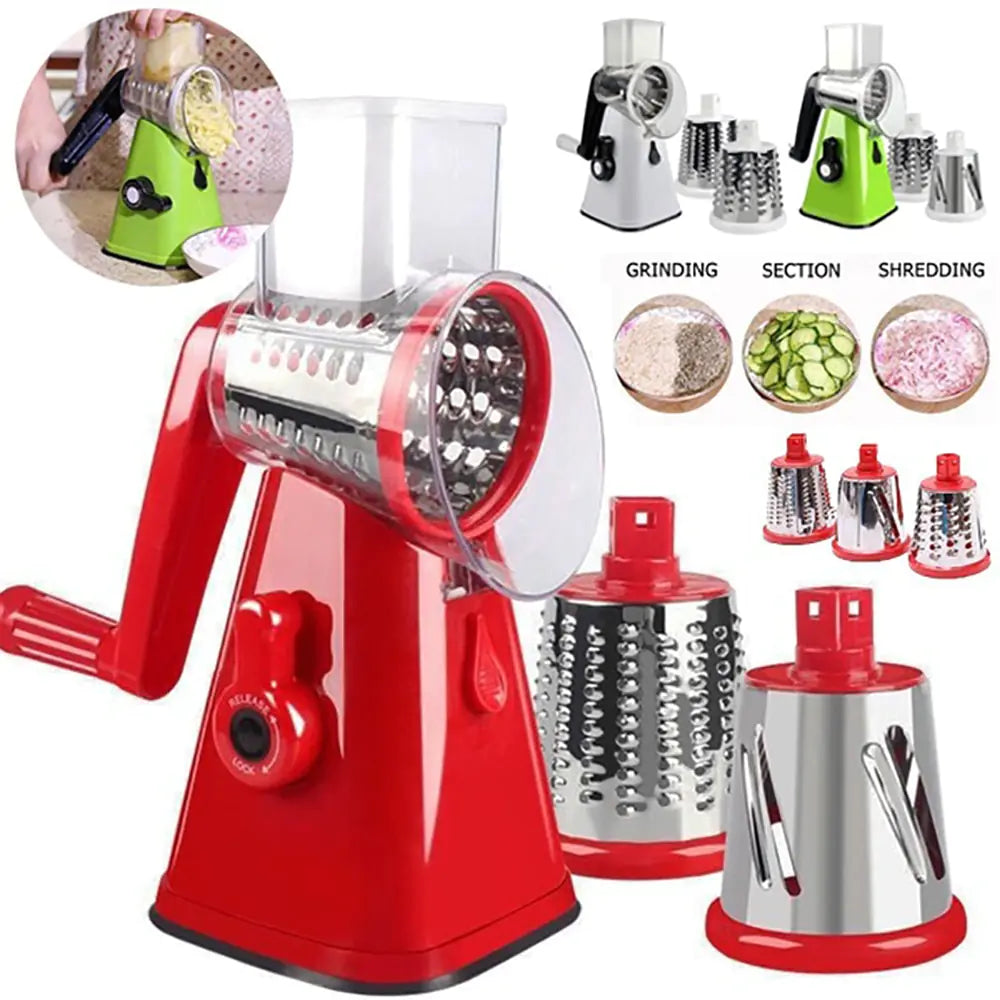 STOMART.CO.UK Ultimate Vegetable Cutter & Mini Grinder Combo Kitchen Free Text