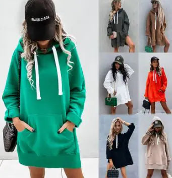 Chic and Cozy Women's Short Hoodie Jacket