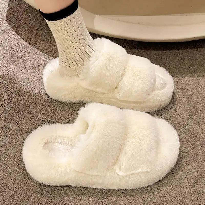 Winter Fluffy Indoors Slippers