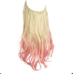 Long, wavy light-blonde hair extension/weft shown against a white background, labeled “#10H24B” on the right.