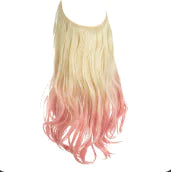 Long, wavy light-blonde hair extension/weft shown against a white background, labeled “#10H24B” on the right.