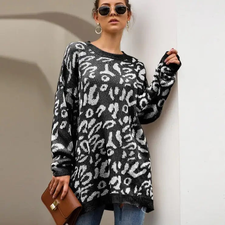 Bellezze Leona Leopard Print Coat