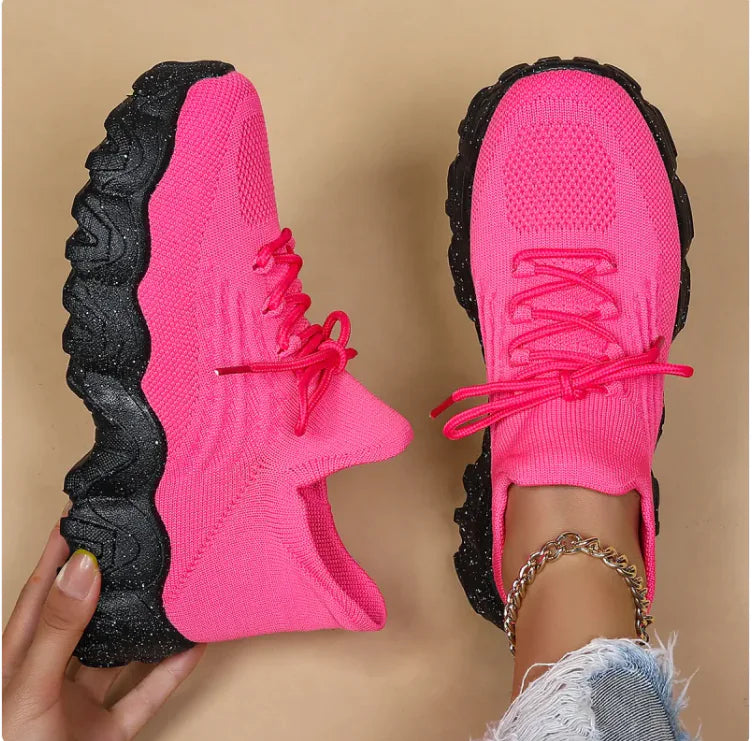 Trendy Cushioned Sole Trainers