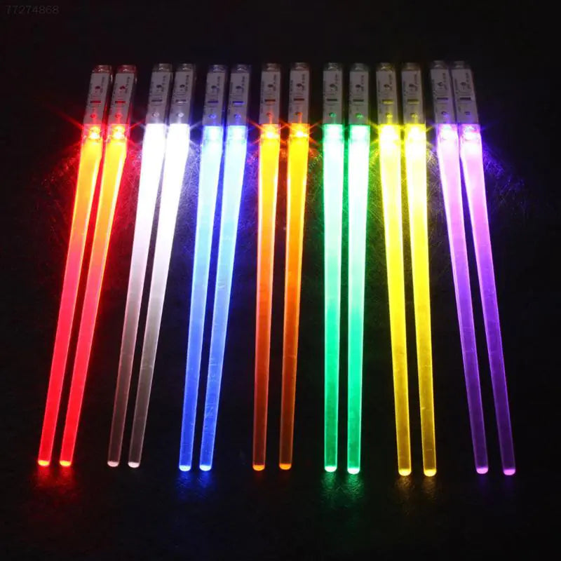 STOMART.CO.UK Pair LED Lightsaber Chopstick