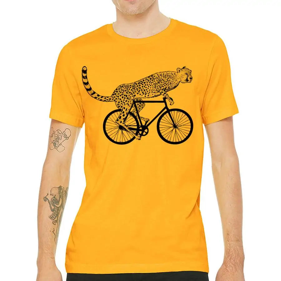 Cartoon Cheetah Race T-Shirt