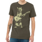 Rock & Roll Cat Guitar T-Shirt