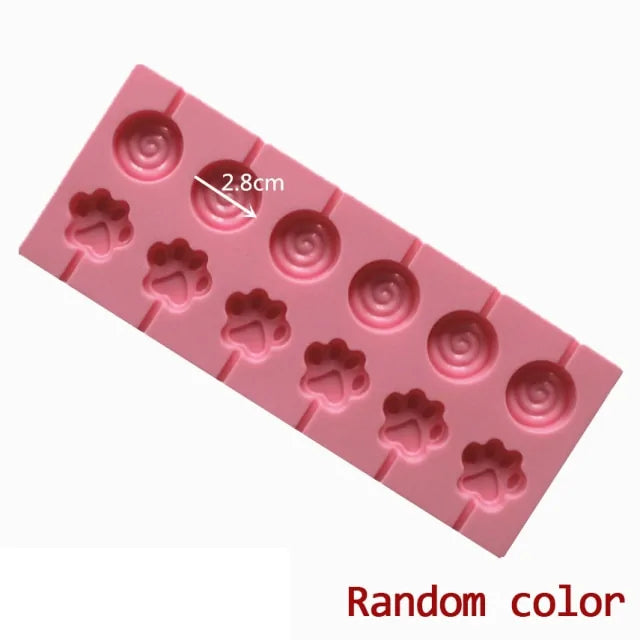 STOMART.CO.UK Silicone Lollipop Molds Chocolate Cake Molds Lollipop Molds SIlicone Bakeware Free Text