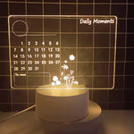 Creative Changing Memo Board LED Lamp