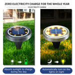 Solar Powered Ground Patio LED Lights