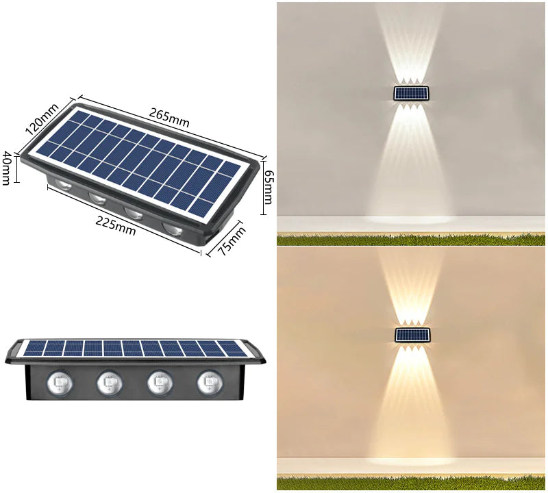 Eco-Friendly Solar Outdoor Wall Lights