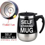 STOMART.CO.UK Automatic Self Stirring Magnetic Mug Kitchen Magnetic Mug Free Text