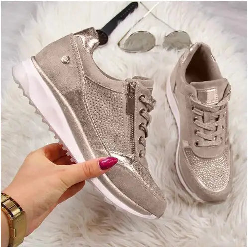 Women's Trendy Suede Shoes Trainers 