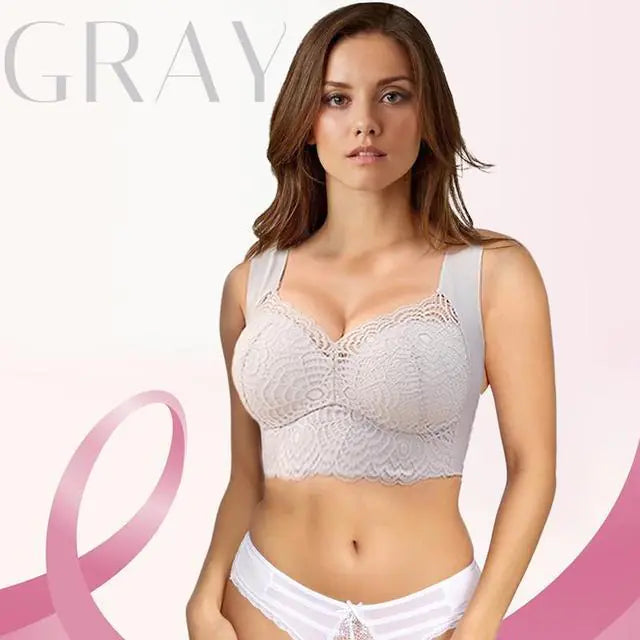 Seamless Lace Bra with Sexy Cut-Out Design