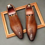 Scudo Leather Slip-On Loafers