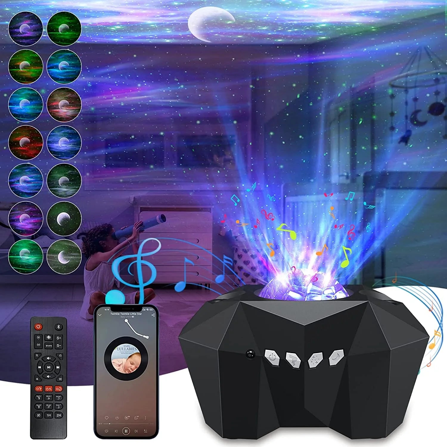 Northern Lights Starry Sky Projector