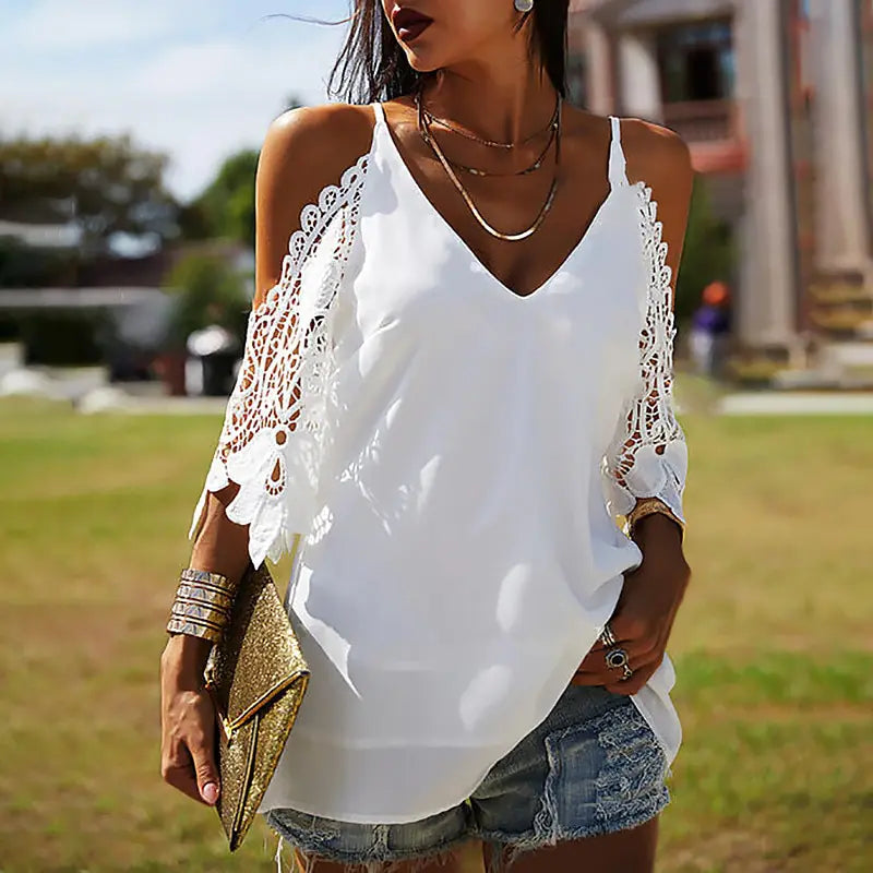 Women's Elegant Off-Shoulder Blouse