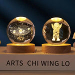 Crystal Ball LED Night Light Lamp