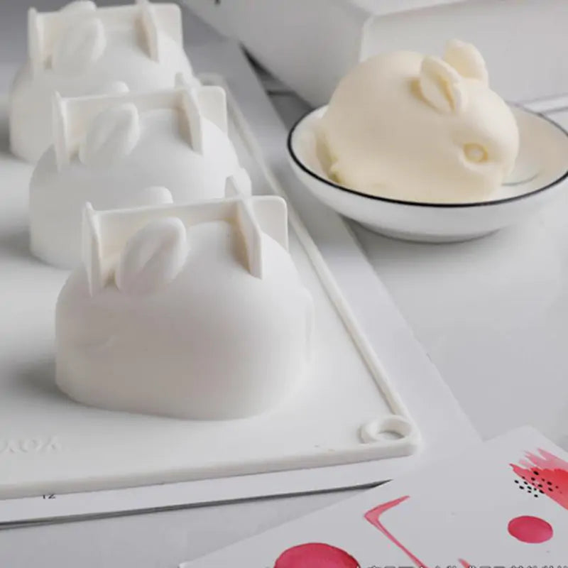 Premium Silicone Rabbit-Shaped Cake Mold