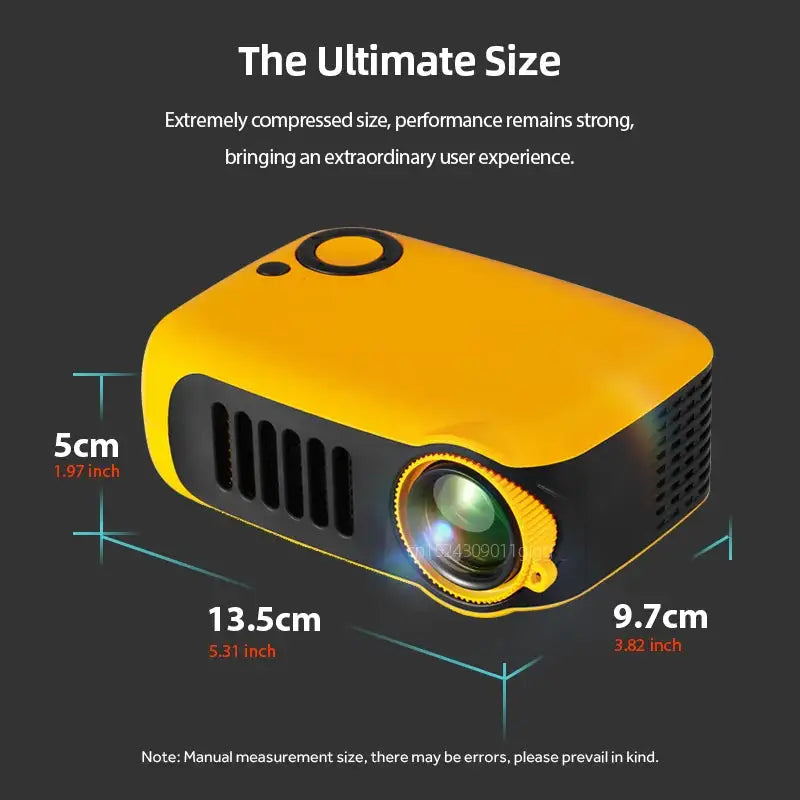 Compact HD Video Projector for On-the-Go Entertainment