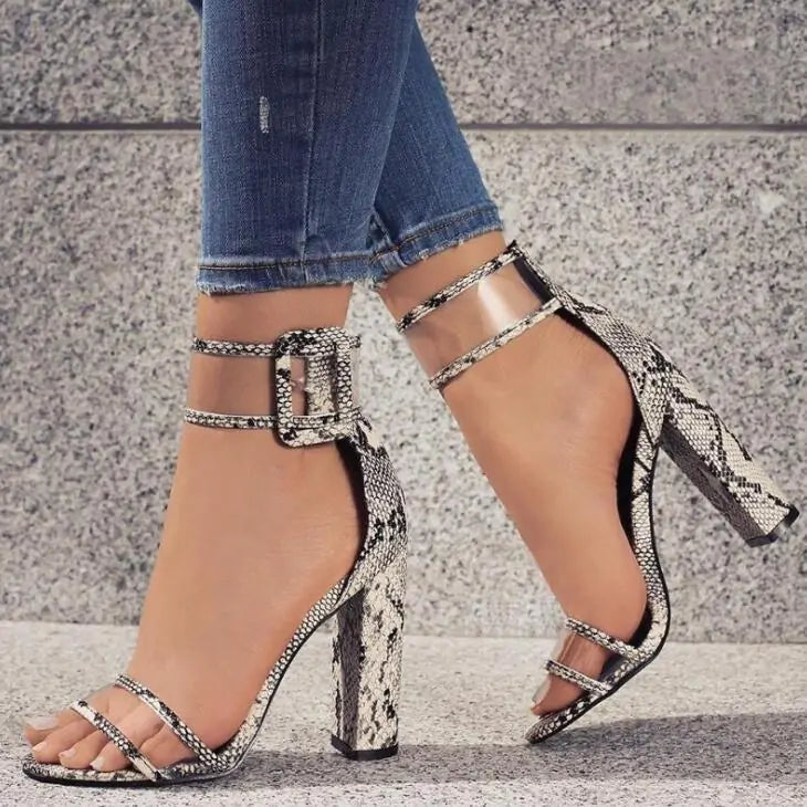 Elegant Hollow High Heel Sandals