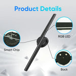 3D Fan Hologram Display Projector