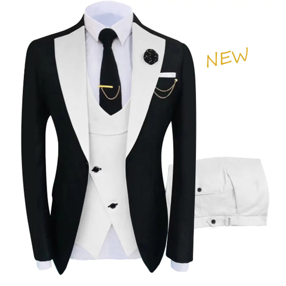 Men's Luxury 3-Piece Tuxedo Set