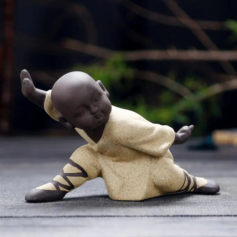 Kung Fu Master Monk Statue