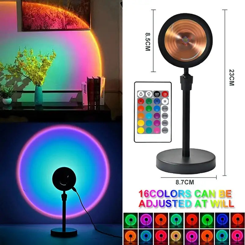 Sunset Projection LED Room Lamp