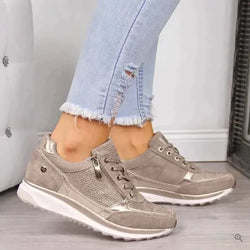 Women's Trendy Suede Shoes Trainers 