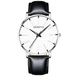 Men's Minimalist Stainless Steel Watch