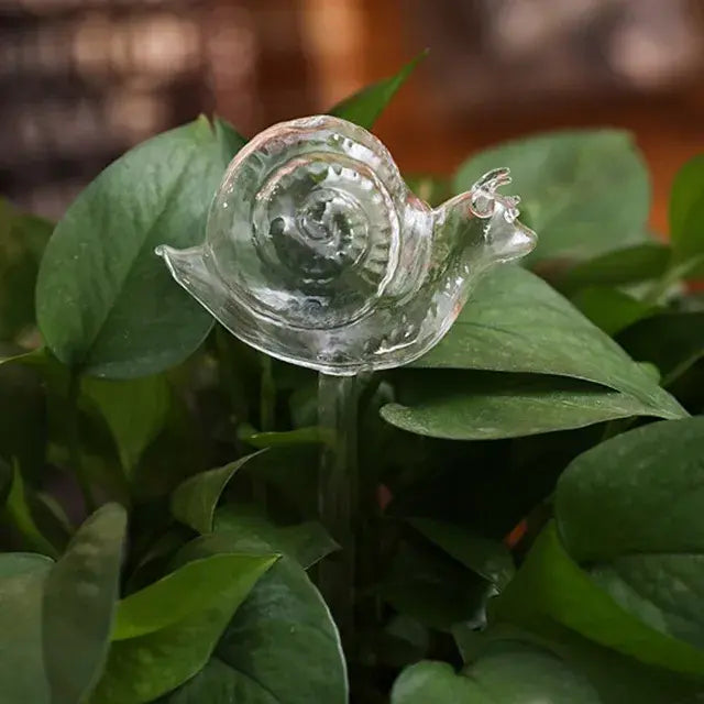 Glass Bird Watering Device