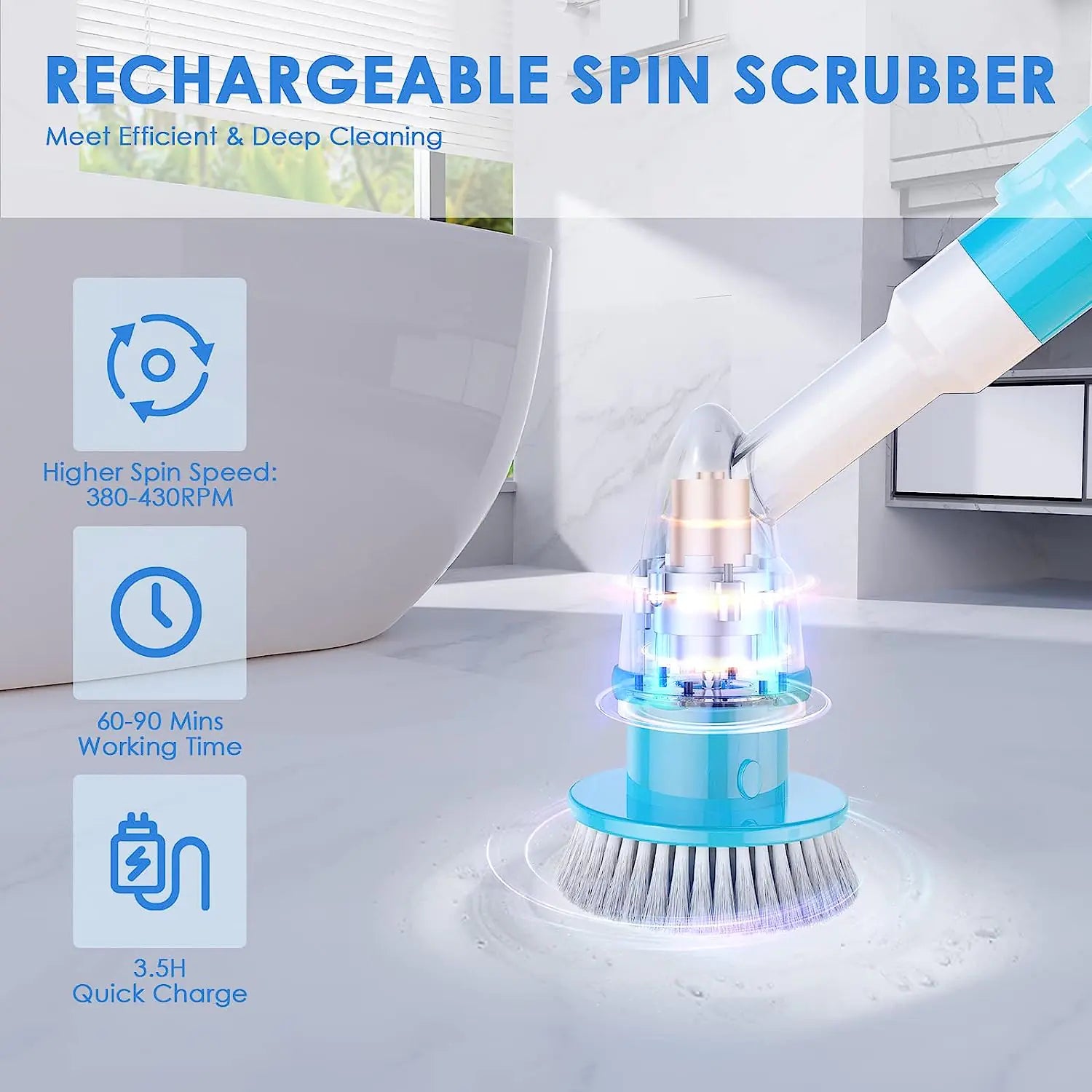 Spin Scrubber™ Rechargeable Cleaning Brush