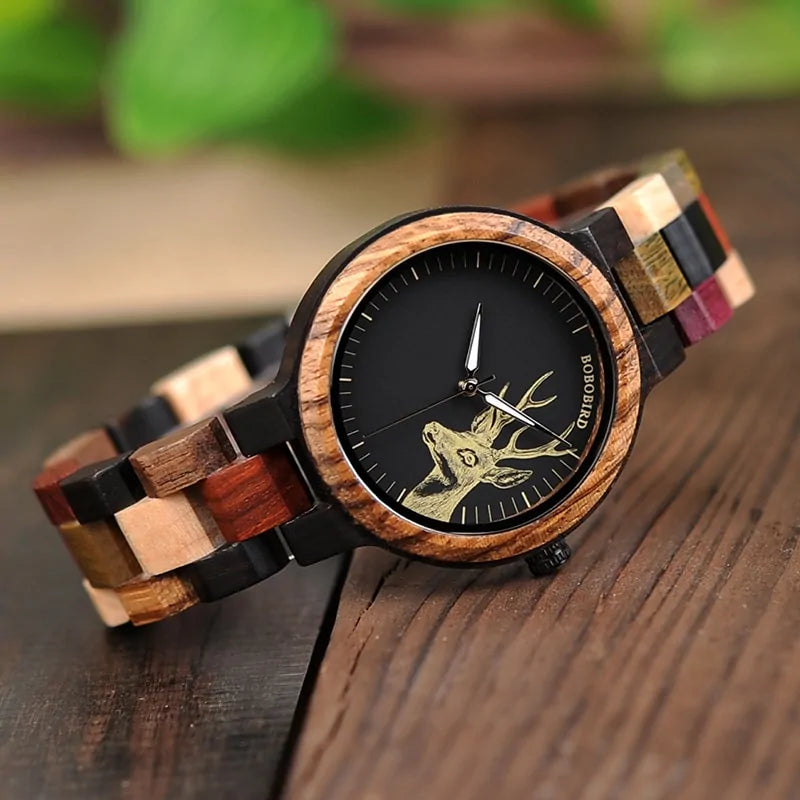 Bobo Bird Natural Bamboo Wooden Watch