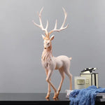 Luxury Nordic Charm Resin Deer Statue