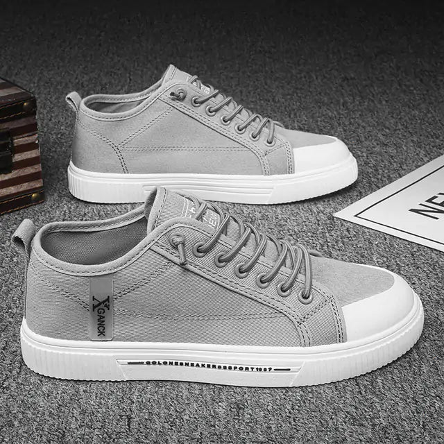 Men's Breathable Canvas Sneakers