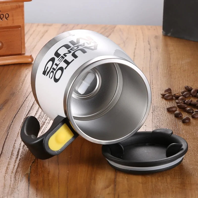 STOMART.CO.UK Automatic Self Stirring Magnetic Mug Kitchen Magnetic Mug Free Text