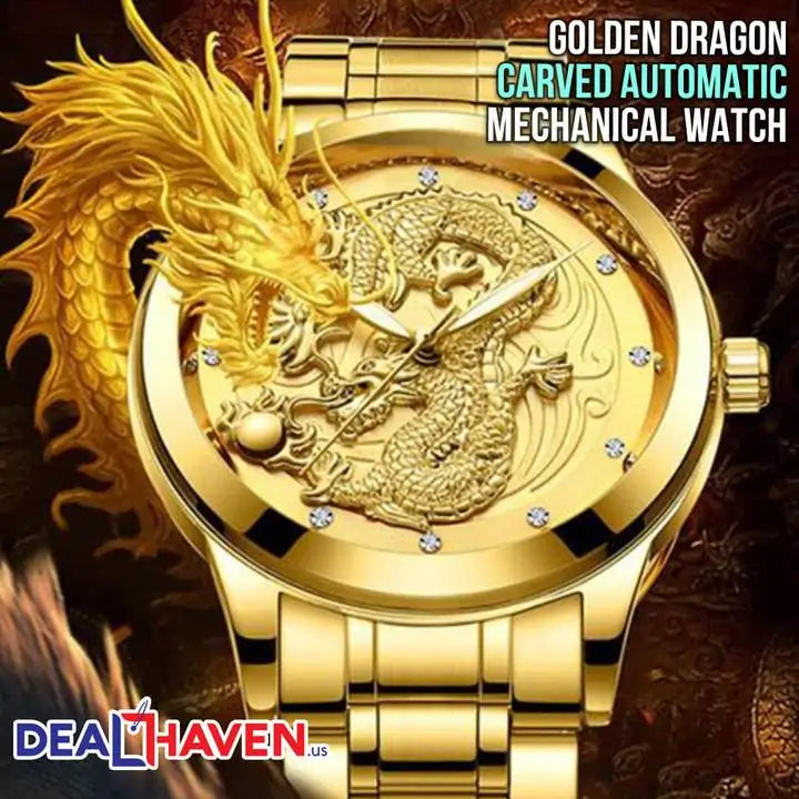 Golden Dragon Automatic Mechanical Watch