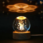 Crystal Ball LED Night Light Lamp