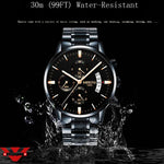 Men's Luxurious Gold Wristwatch