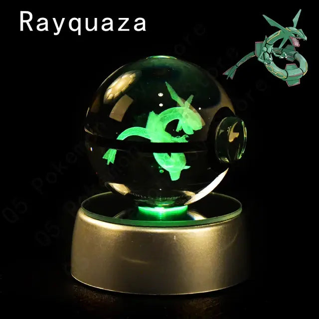 3D Pokémon Crystal Globe Lamp