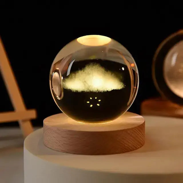 Starry Night Light Crystal Ball