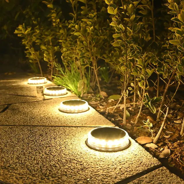 "Solar ground lighting set 