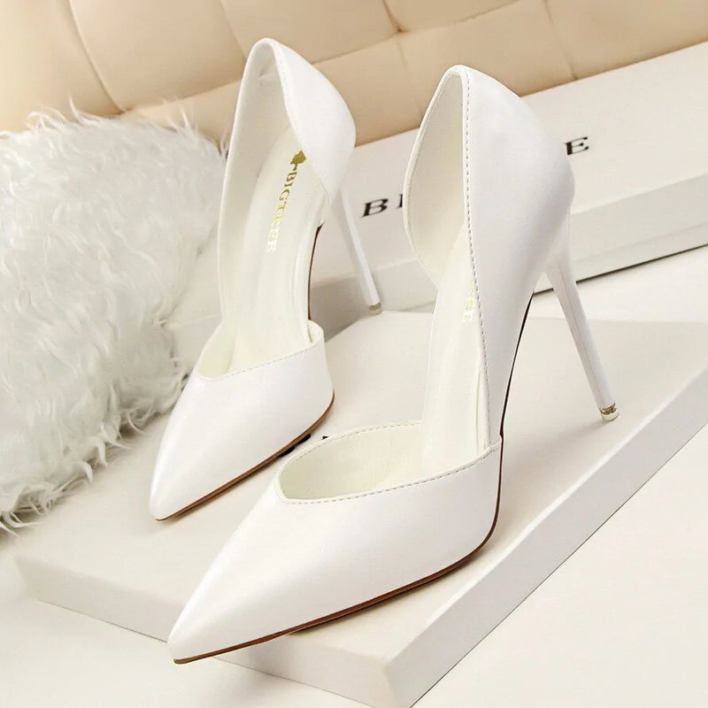 Women's Pointed Shallow Mouth Wedding Shoes