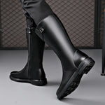 Men's Safety Trekking Moto Leather Boots