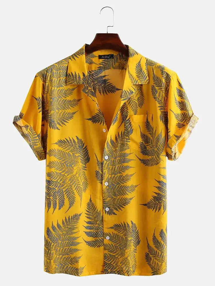 Men's Comfortable Hawaiian Top