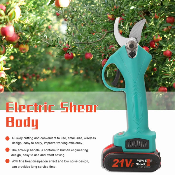 21V Cordless Electric Garden Pruner