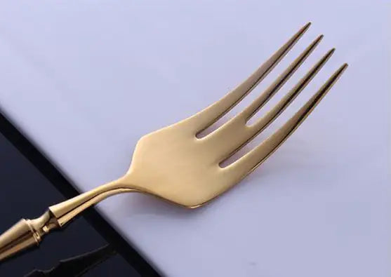 Istanbul Luxury Gold Cutlery Set