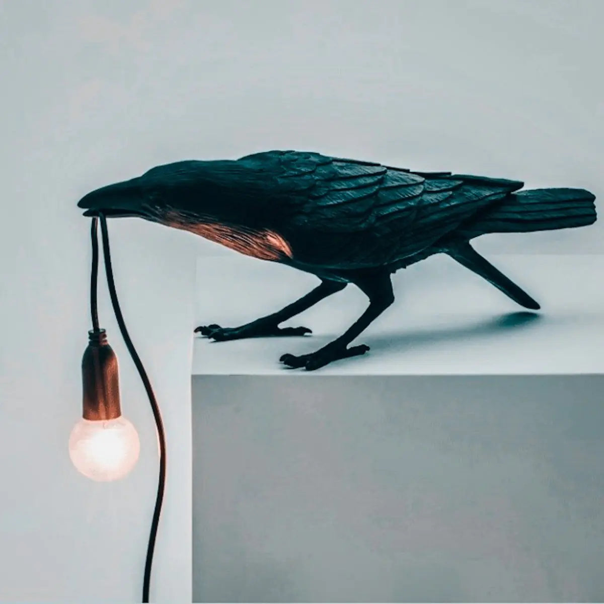 Stylish Raven Figurine Light